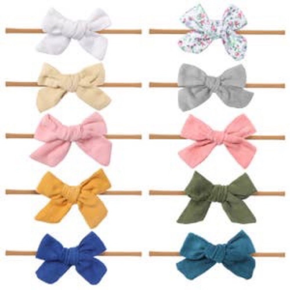 Hair bow 10 piece bundle